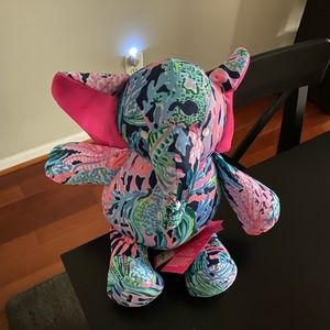 NWT Lilly Pulitzer Stuffed Elephant.